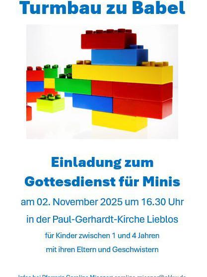 Gottesdienst für Minis